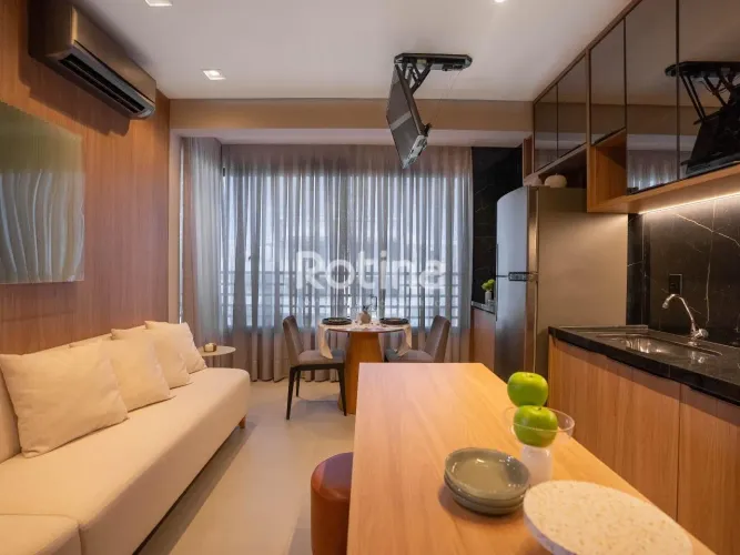 Apartamento 1 Quarto no Bairro Saraiva, Uberlândia 33 m² | 1 Vaga | Portaria 24h