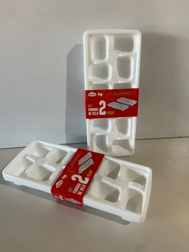 Kit 2 Formas de Gelo Giplás - Praticidade no Seu Dia a Dia!