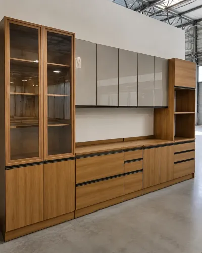 Cozinha Modulada 100% MDF NOVO MOSTRUÁRIO