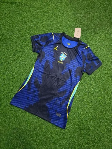 Camisa Feminina Brasil Jordan Special Edition - Azul Marinho