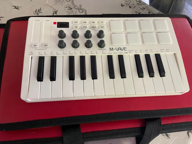 Teclado controlador M-vave Smk 25