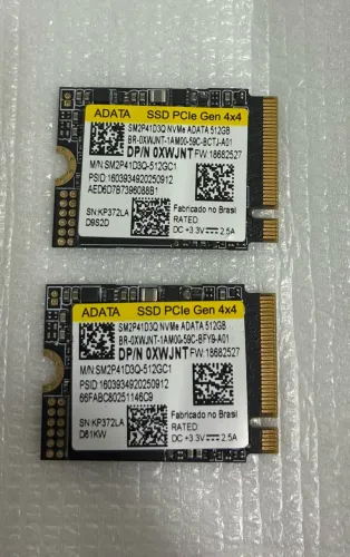 2 SSDs M2 NVMe ADATA 512GB