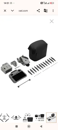 DJI Lito X1 Fly More Combo C/ Tela (RC 2) - Sensor LiDAR 4K 100fps Lacrado