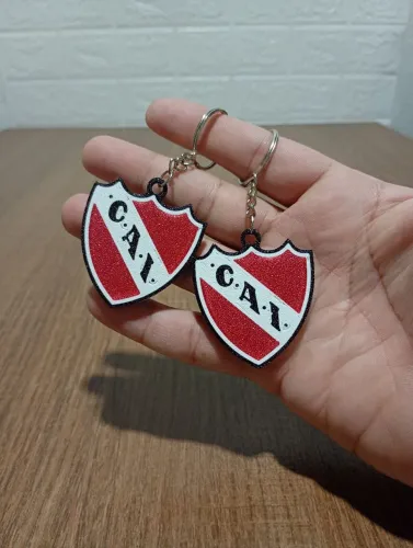 Kit com 2 chaveiros 3d do Independiente da Argentina