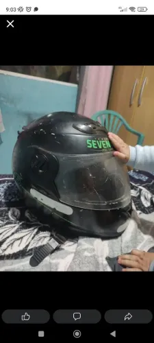 Capacete seven eight eight n58 quebra galho trocar viseira