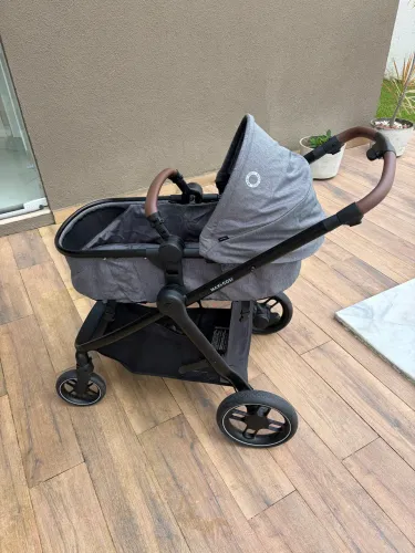 Travel System Maxi-Cosi Anna³ Select Grey + Bebê Conforto Citi + Base | Estado de Novo