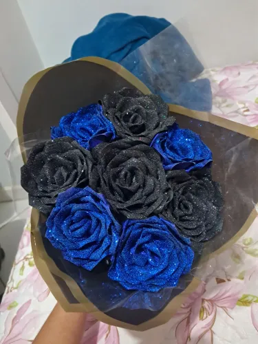 Buquê de rosas artesanal