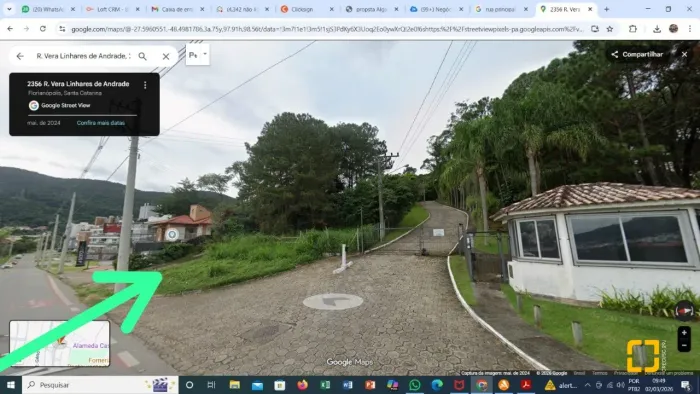 Terreno no Corrego Grande com 28.060 m² na Rua Vera Linhares de Andrade