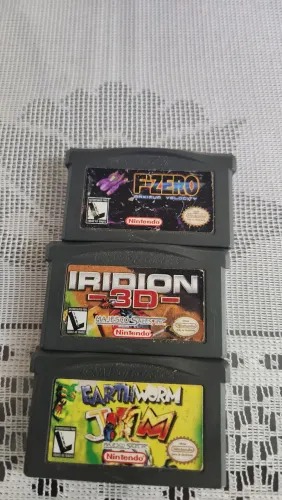 GBA 3 jogos Originais 