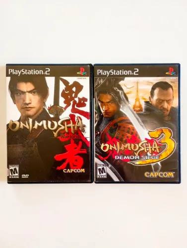 Jogos ps2 original - Onimusha 1 e 3 - FAÇO OLX PAY !