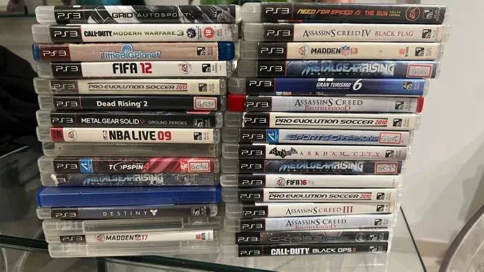 Lote de jogos de ps3