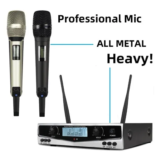 Microfone tipo sennheiser Skm9100 duplo promocão  (shure akg) # Promoção