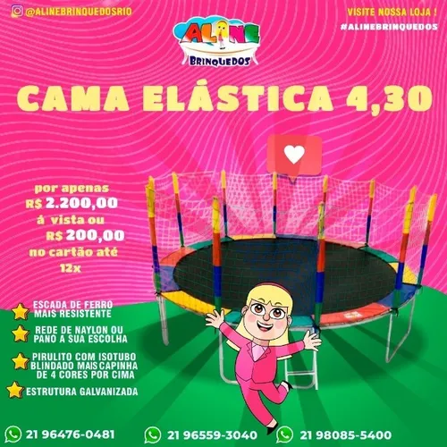 Cama Elástica 4.30M