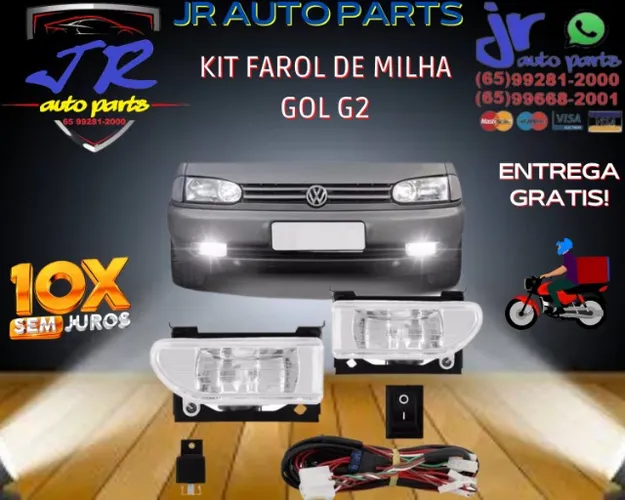 Kit Farol Milha Gol G2