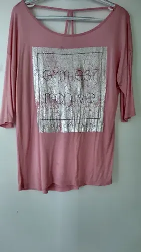 Blusa rosa original Colcci para montar o look que desejar