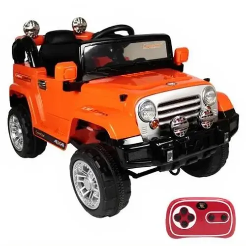 Carro Elétrico Infantil Jipe Trilha 12v Laranja com Controle 