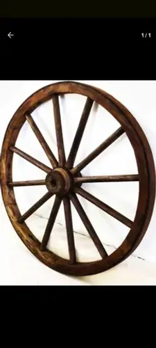 Roda de carroça Antiga Raridade