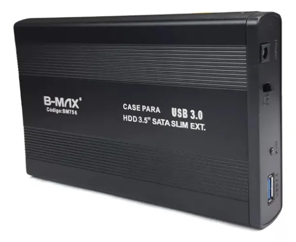 Case Usb 3.0 Gaveta Hd Externo 3.5 Bm756 B-max Loja Coimbra Computadores Entregamos