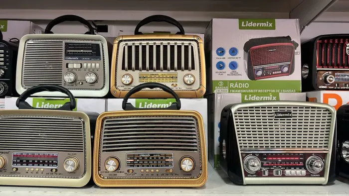 Rádio Retro Vintage 3 Bandas AM/FM/SW - Lidermix