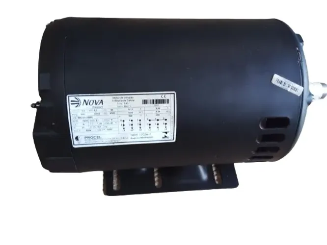 Motor 3hp 2 Pólos Trifásico 220/380v Nova Motores  3500 rpm (Alta rotação) Seminovo