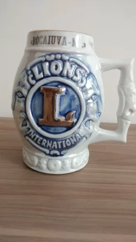 caneca de porcelana antiga 500ml
