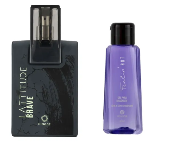 Kit masculino lattitude Brave + feelin cereja