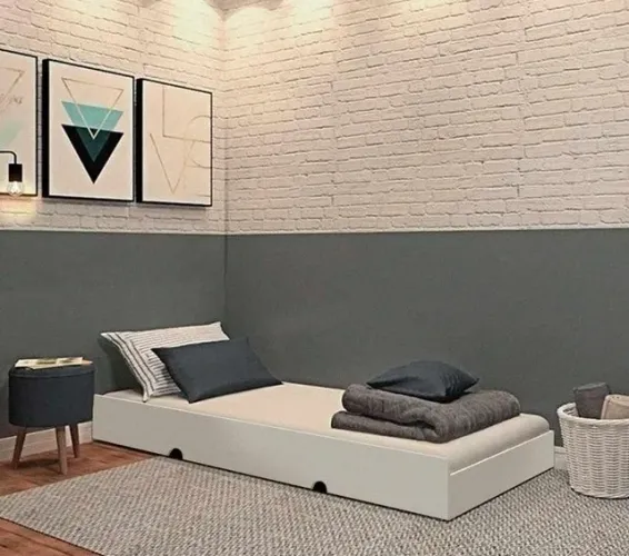 Cama Auxiliar de madeira - Entrega e montagem inclusa