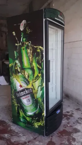 Freezer cervejeiro 573 porta de vidro 110 vlts