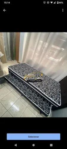 Cama Box Solteiro com auxiliar - Ouro Flex