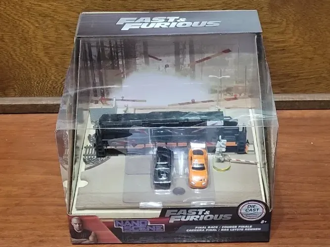 Diorama Jada Nano Scene Final Race Corrida Final Trem - Fast Furious Velozes e Furiosos