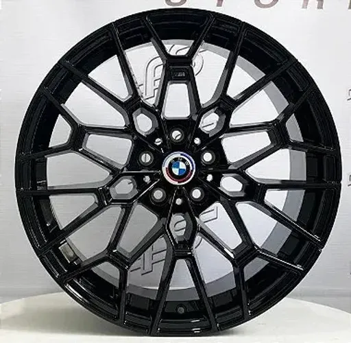 Jogo de Roda Bmw M3 50 Anos Preto Brilhante 5x112 - 19 Offset 25 e 35