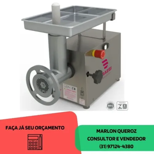 Moedor de Carne Boca 10 Inox Braesi
