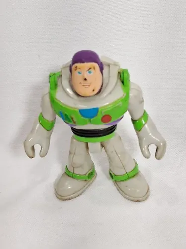 Boneco Imaginext Buzz Lightyear Toy Story Disney Pixar antigo colecionável