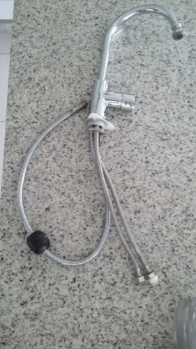 Torneira Monocomando Cozinha Flexível Gourmet Metal