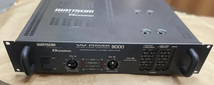  Amplificador de Potência Ciclotron 2250W W Power II 9000 AB