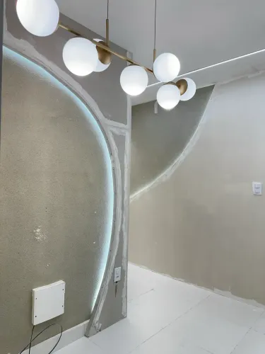 Gesso e elétrica
