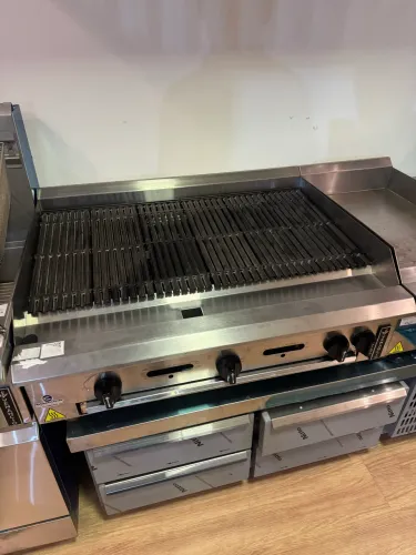 Chapa broiler  grelhados 0,90cm gás glp novo 