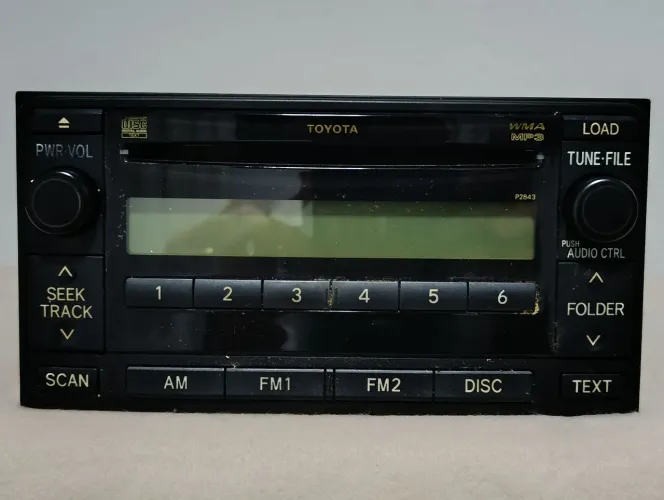 Som automotivo Toyota - MP3 e WMA