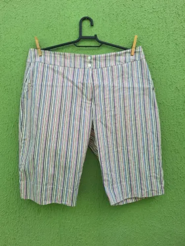 Shorts listrado feminino