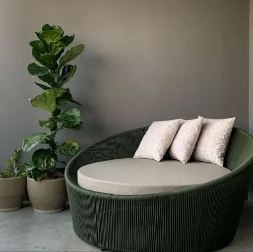 Chaise super luxuosa para área externa