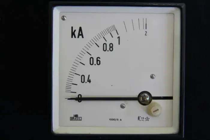 Amperímetro KA - HB Brasil - 1000/5A - Anos 70