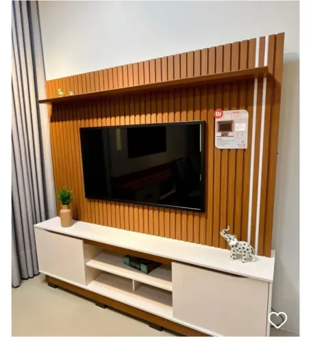 Painel para TV com Rack Integrado - Design Moderno