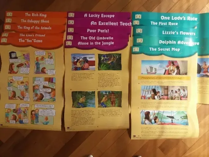 Macmillan Fantastic Reading Time Resource Desapego Usado 30 Pôsteres de Apoio Aula Inglês 