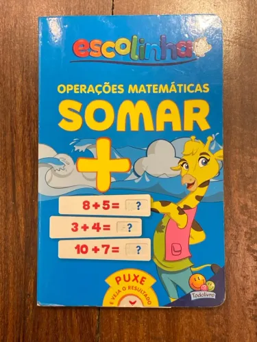 Escolinha, operações matemáticas, somar