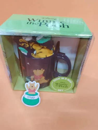Caneca e Meia Oficial Winnie The Pooh Disney