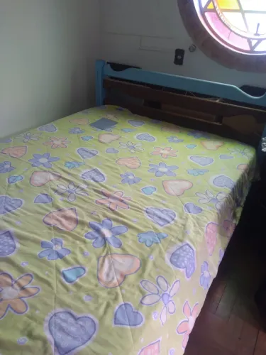CAMA CASAL Madeira sucupira maciça SEM COLCHÃO