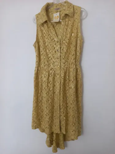 Vestido Vermelho de Renda