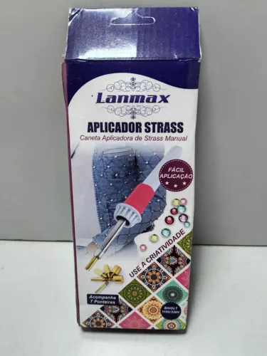 Caneta Aplicadora de Strass Manual Bivolt 60HZZ Lanmax