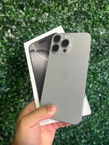 iPhone 16 pro max 256gb natural titanium na garantia Apple 