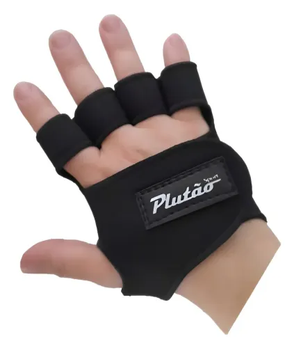 Luvas de ginástica com proteção para levantamento de peso